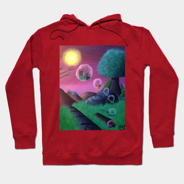 End of the Bubble Worlds Hoodie by ManolitoAguirre1990